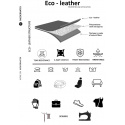 Simili cuir glacé au mètre, 380 g/m², largeur 145 cm, blanc
