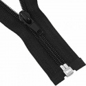 Fermeture à glissière en spirale Noire 5 mm longueur 80 cm