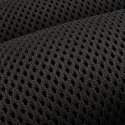 Tissu en maille 3D (spacer), 395 g/m², largeur 150 cm, Noir, 6mm