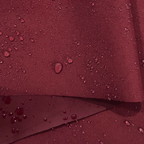 Tissu imperméable PREMIUM, polyester PU, 190 g/m², largeur 160 cm, couleur bordeaux