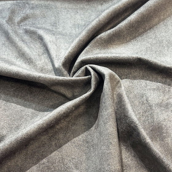 Velvet upholstery fabric, Infinity, Silver