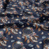 Tissu coton au métre imprimé Oriental bleu   