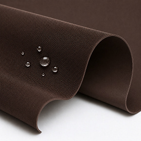 Tissu extérieur Imperméable PVC Codura 600D, 360 g/m², 150 cm, Marron fonce