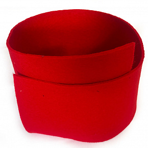 Feutrine technique 4 mm, 600 g/m², largeur 100 cm, rouge 