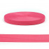 Bande ourlet polyester 20 mm  couleur neo rose