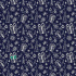 Tissus en coton de Noël au mètre, 160 cm motif Noël Bleu Marine