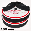 Pásek na suchý zip našívací Háček a Smyčka set, barva bílá 16 mm x 25 bm