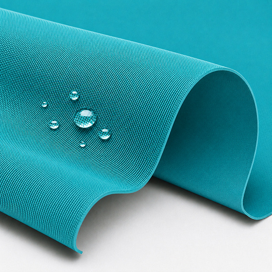 Tissu extérieur Imperméable PVC Codura 600D, 360 g/m², 150 cm, Turquoise