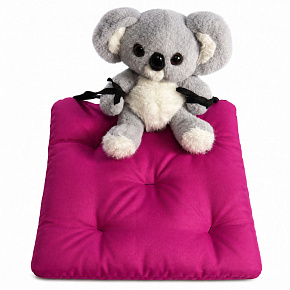Coussin d'assise de jardin Oxford fuchsia, 40 × 40 cm
