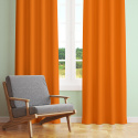 Tissu en coton uni au mètre, 125 g/m², largeur 160 cm, orange