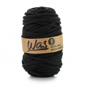 Cordons tressé coton  9 mm, 50 m, couleur graphite 360