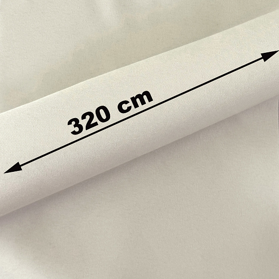 Tissu Oxford Téflon déperlant, 165 g/m², largeur 320 cm, couleur kréme