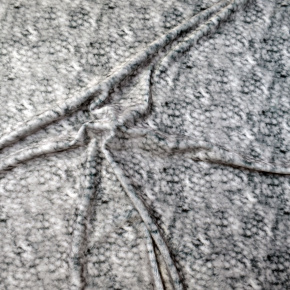 Tissu Minky, micro peluche, 380 gr/m2, largeur 155 cm,, motif Chat, coleur Grise Tissu Minky, micro peluche, 380 gr/m2, largeur 155 cm,, motif Chat, coleur Grise