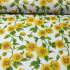 Tissu en coton au mètre, 125 g/m², largeur 160 cm, imprimé à fleurs