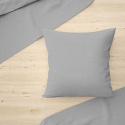 Tissu en coton uni au mètre, 125 g/m², largeur 160 cm, gris