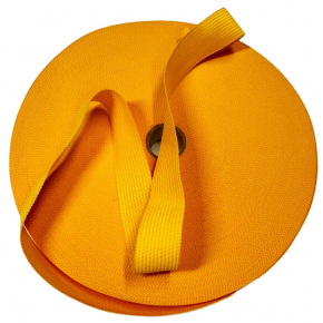 Bande ourlet polyester 20 mm couleur Jaune