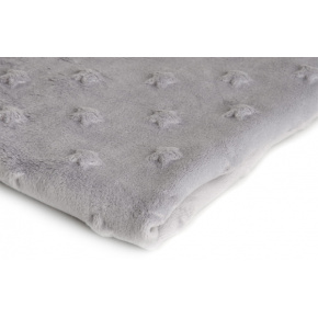 Tissu minky étoile, 320 g/m², largeur 160 cm, gris Tissu minky étoile, 320 g/m², largeur 160 cm, gris