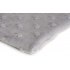 Tissu minky étoile, 320 g/m², largeur 160 cm, gris