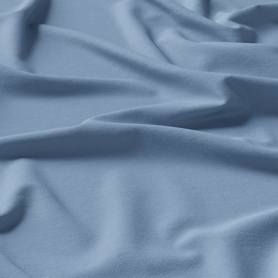 Tissu en coton uni au mètre, 125 g/m², largeur 160 cm, jeans 