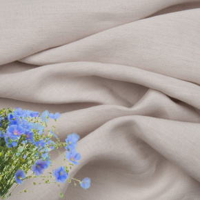 Tissus en lin Julia, 154 g/m², largeur 150 cm, gris clair