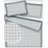 Tissu coton au métre couleur blanche pois noir 4 mm