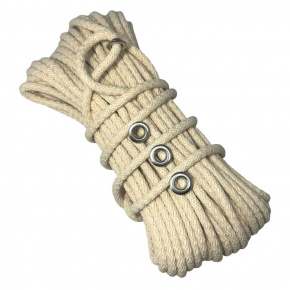 Corde coton-polyester 9 mm x 25 m, Beige