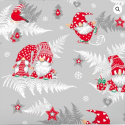 Tissus en coton de Noël au mètre, 160 cm motif Noël 1133-3