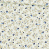 Tissu en coton au mètre, 125 g/m², largeur 160 cm, imprimé à fleurs