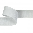 Auto-agrippant à coudre élastique crochet et boucle blanche 25 mm 25 m 