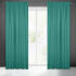 Rideau occultant galon fronceur couleur turkqoise 135X270 cm