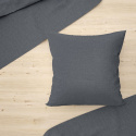 Tissu en coton uni au mètre, 125 g/m², largeur 160 cm, graphite