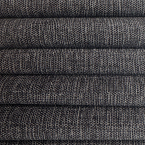 Tissu d'ameublement en velours doux au toucher, Breeze Graphite 