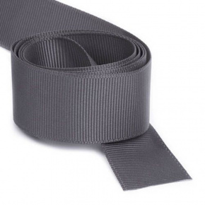 Ruban très solide souple en polyester, couleur Graphite, 30 mm emballage 50 m