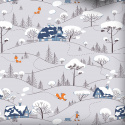 Tissus en coton de Noël au mètre, 160 cm motif 206