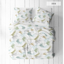 Linge de lit en coton avec fermeture, couleur Blanche, 140x200 cm