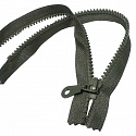 Zamek kostka 5 mm 25 cm Nierozdzielczy Khaki