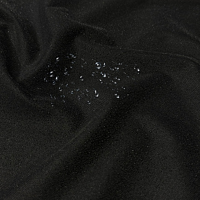 Tissu imperméable Oxford PU, 200 g/m², 160 cm,  noir