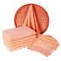 Serviette de bain 50x100 cm, couleur saumon
