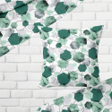 Linge de lit en coton avec fermeture, couleur Turquoise, 140x200 cm
