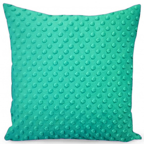 Housse de coussin micropeluche 40X40 cm, Menthol Housse de coussin micropeluche 40X40 cm, Menthol