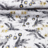 Tissu en coton au mètre, 125 g/m², largeur 160 cm, imprimé à fleurs