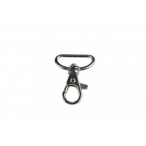 Mousquetons argent finition 20 mm Mousquetons argent finition 20 mm