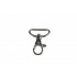 Mousquetons argent finition  20 mm