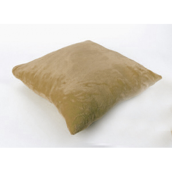 Housse d'oreiller en micro peluche - UNI cappuccino - 40X40cm