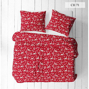 Tissus en coton de Noël au mètre, 160 cm motif Noël Rouge Tissus en coton de Noël au mètre, 160 cm motif Noël Rouge