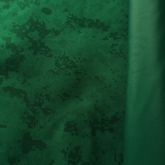 Tkanina wodoodporna KODURA 600x300 wzór Pixel zielony