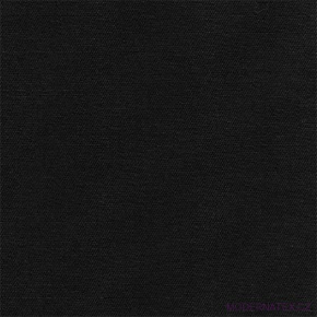 Tissu sergé de polycoton, 240 g/m², largeur 150 cm, au mètre, noir