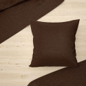 Tissu en coton uni au mètre, 125 g/m², largeur 160 cm, marron