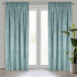 Rideau velours sur le ruban fronceur couleur menthol 140x270 cm