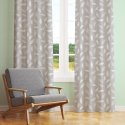 Tissu coton au métre couleur gris coeurs blanche 494